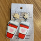 *Earrings Coffee Mug Dangles