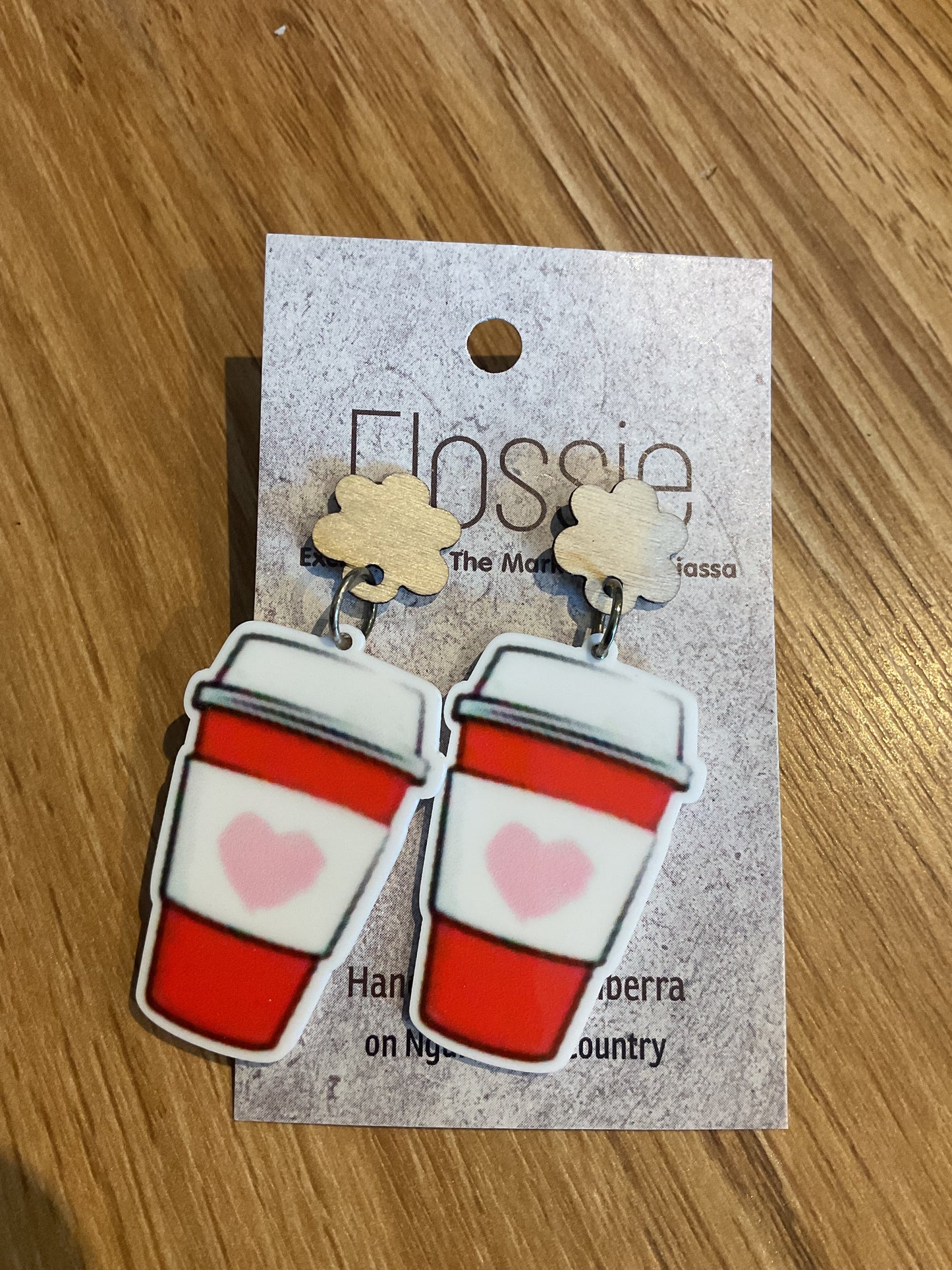 *Earrings Coffee Mug Dangles