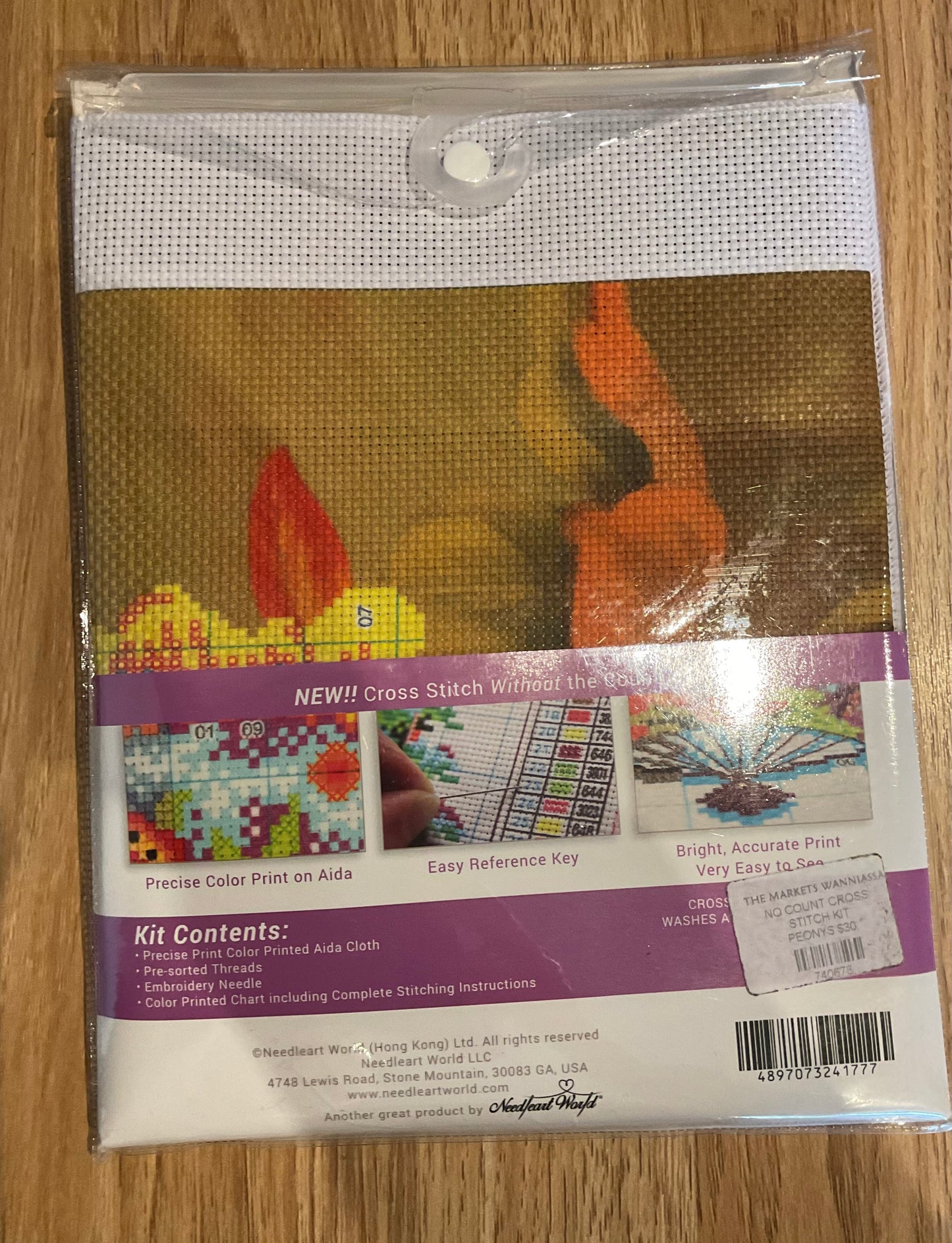 *Cross Stitch Kit Blooming Peony