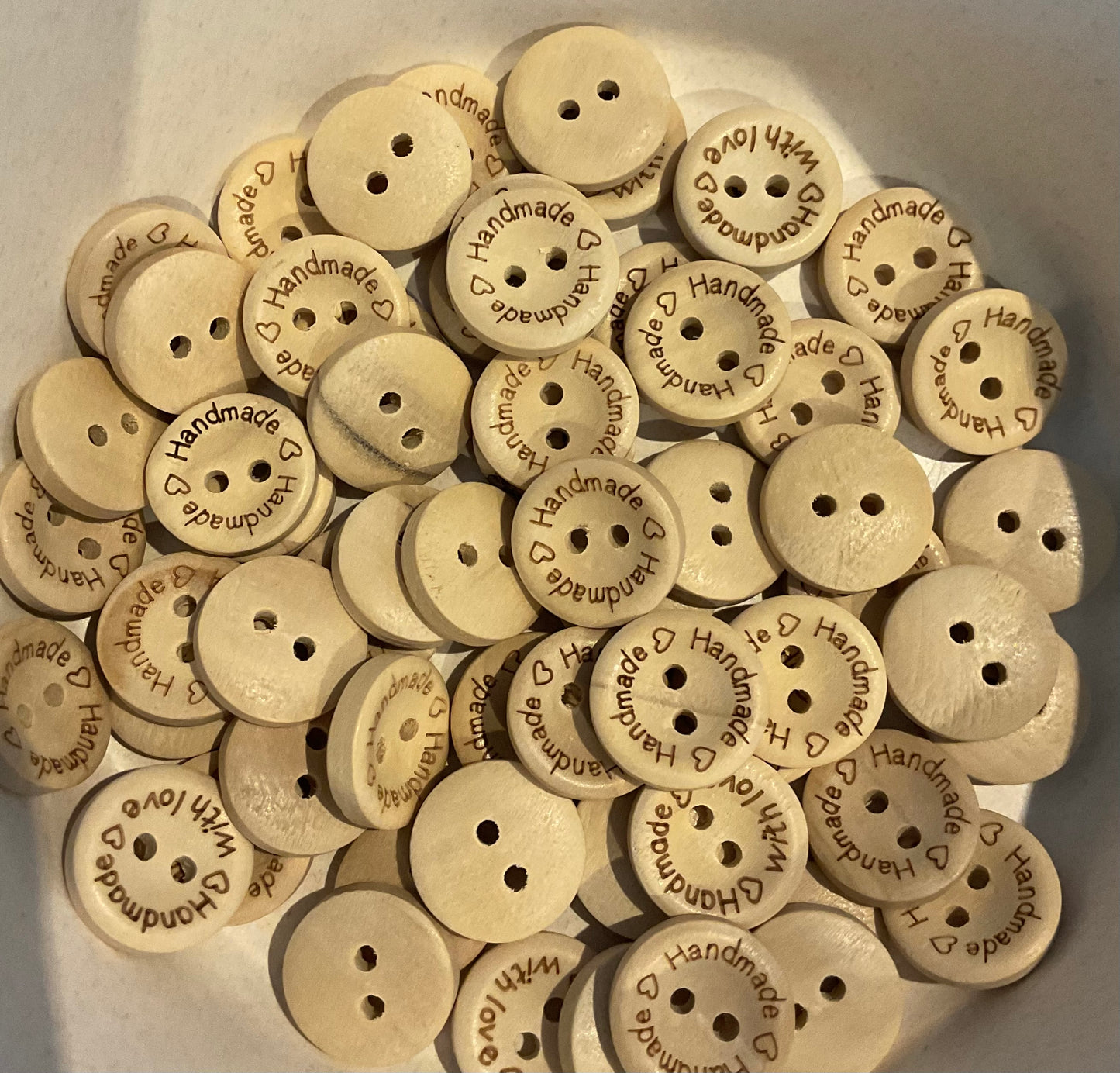 *Loose Buttons -Wooden Handmade