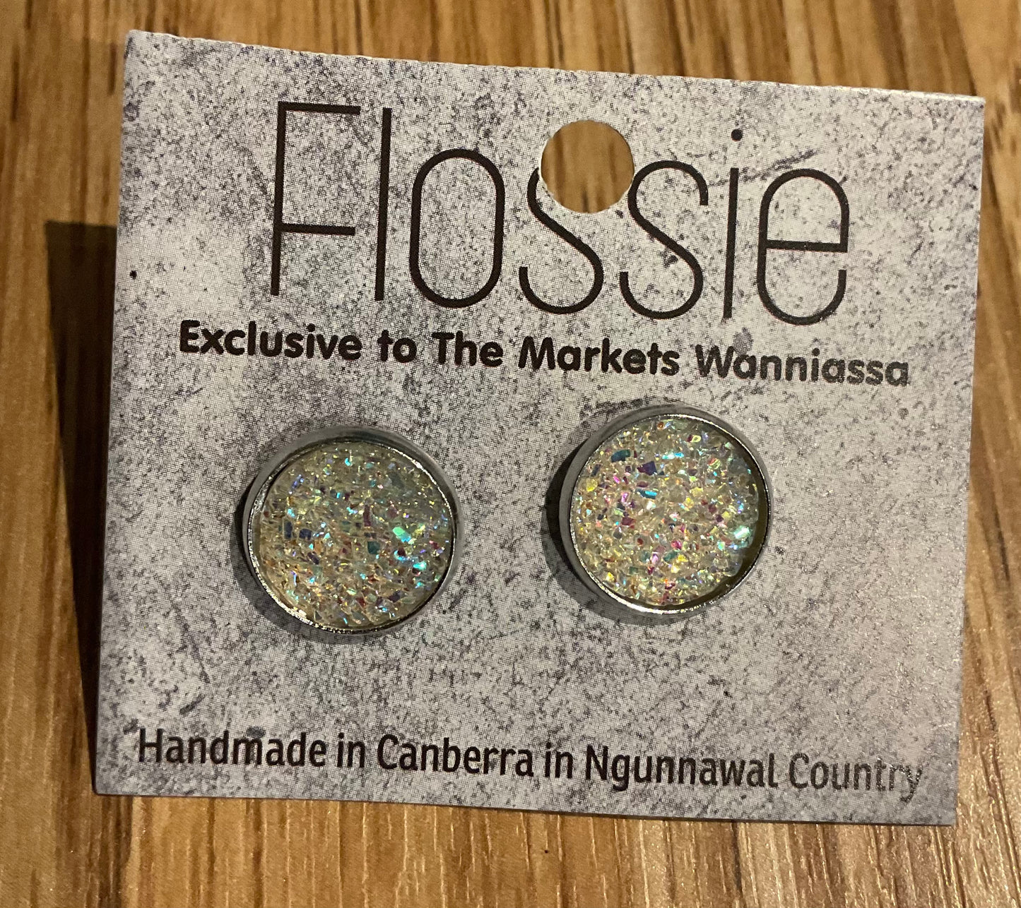 *Earrings Crystal Glitter Studs