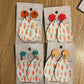 *Earrings Vinyl Carrot Dangles