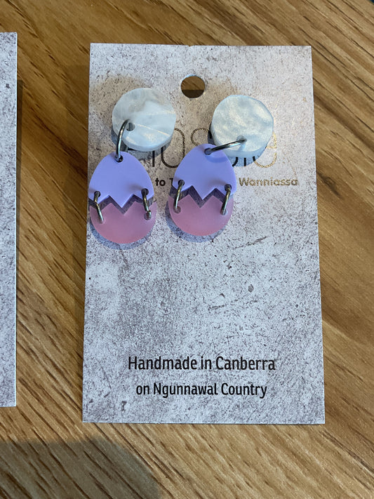 *Earrings Easter Egg Dangles