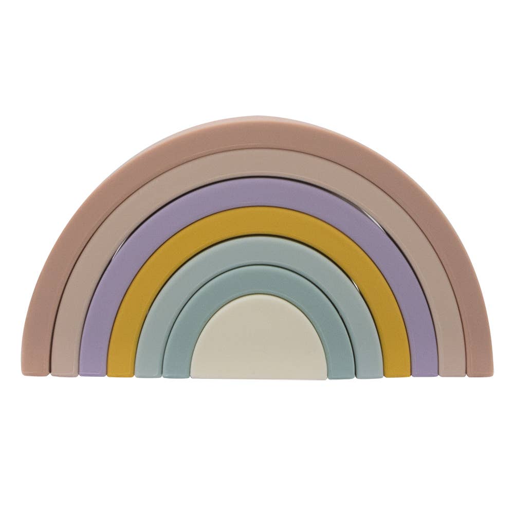 Silicone Rainbow Puzzle - Rose