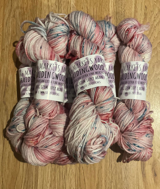 *Braidingwood Yarn 10ply Rainbow Spots
