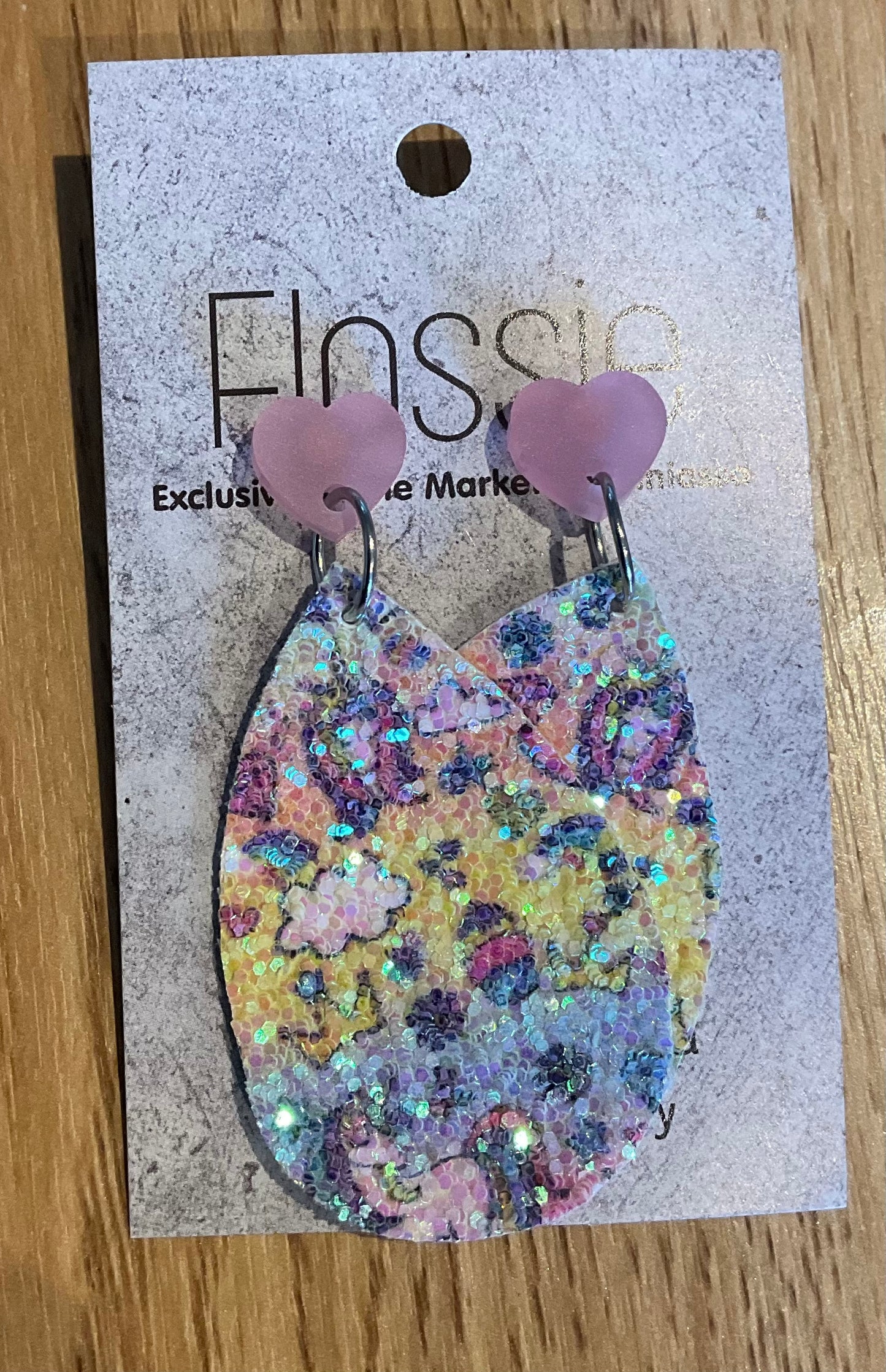 *Earrings Glitter Unicorn Dangles