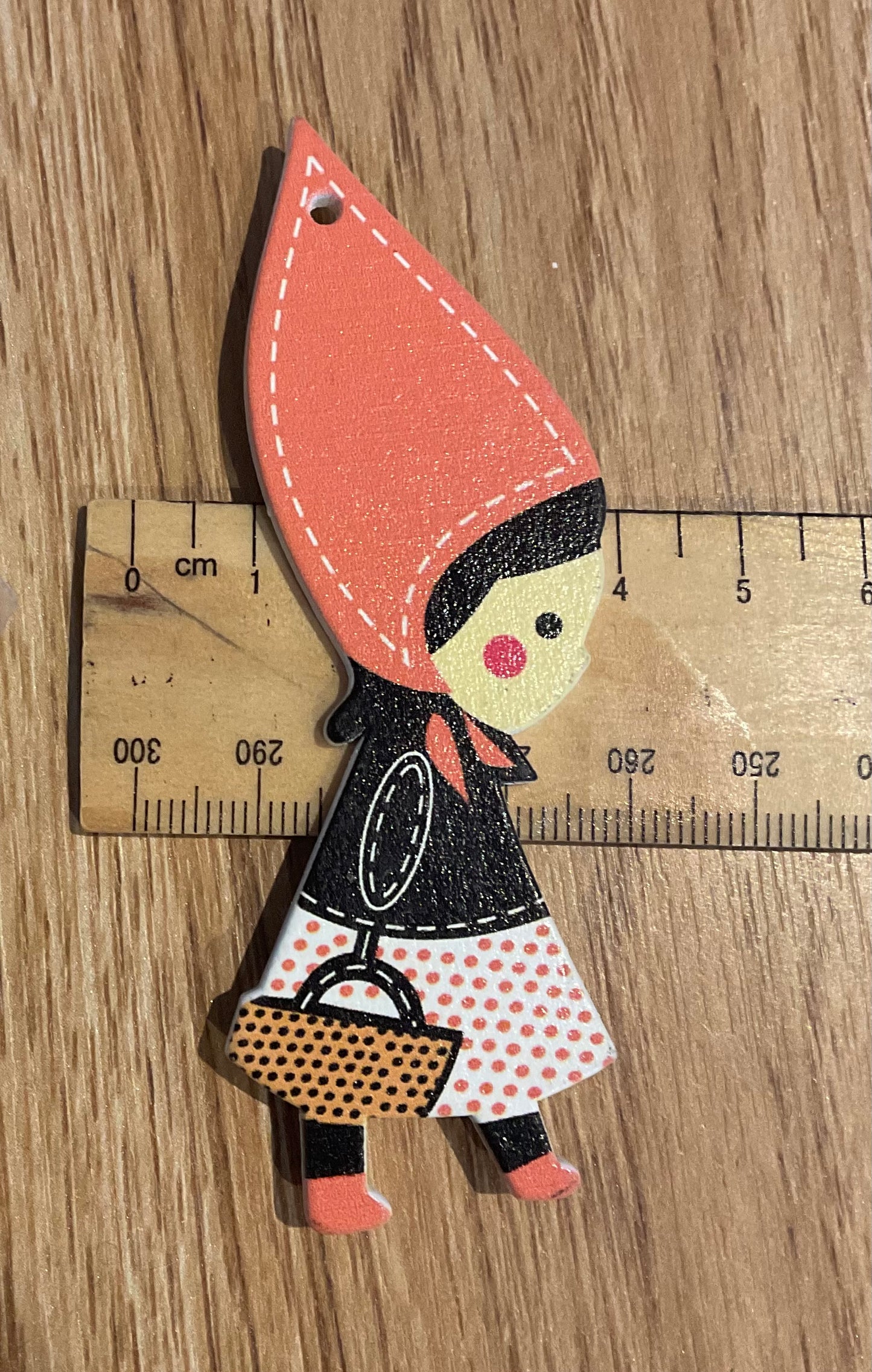 *Loose Buttons - Wooden Girl Large