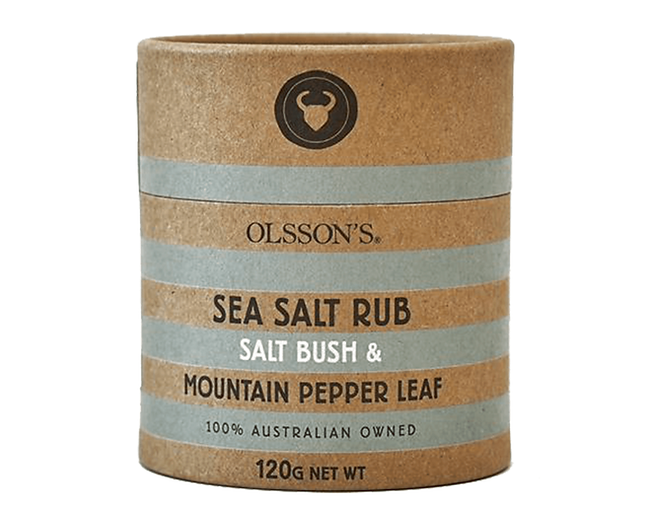 Saltbush & Mountain Pepper Leaf Salt Rub 120g