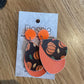 *Earrings Pumpkin Dangles