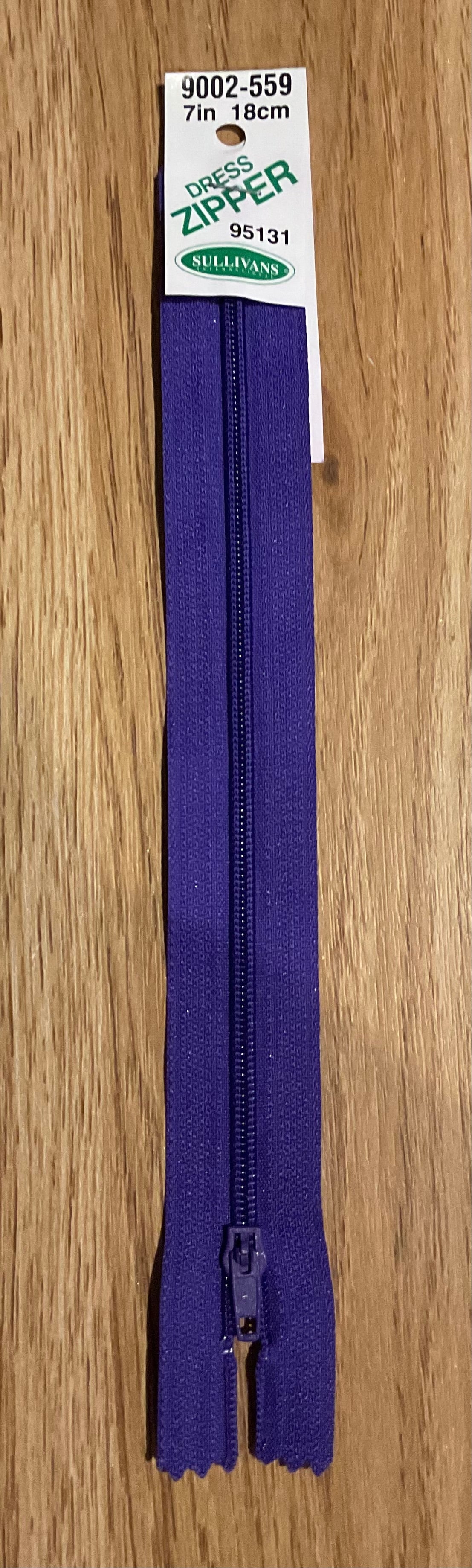 *Zippers 18cm/7inches