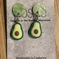 *Earrings Avocado Dangles