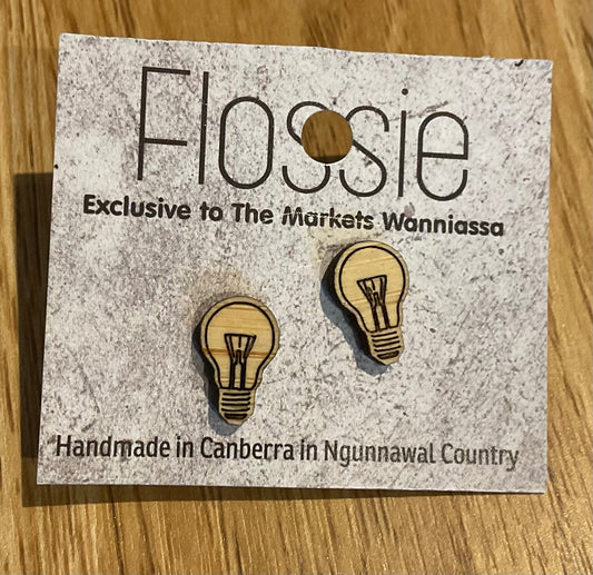 *Earrings Light Bulb Studs