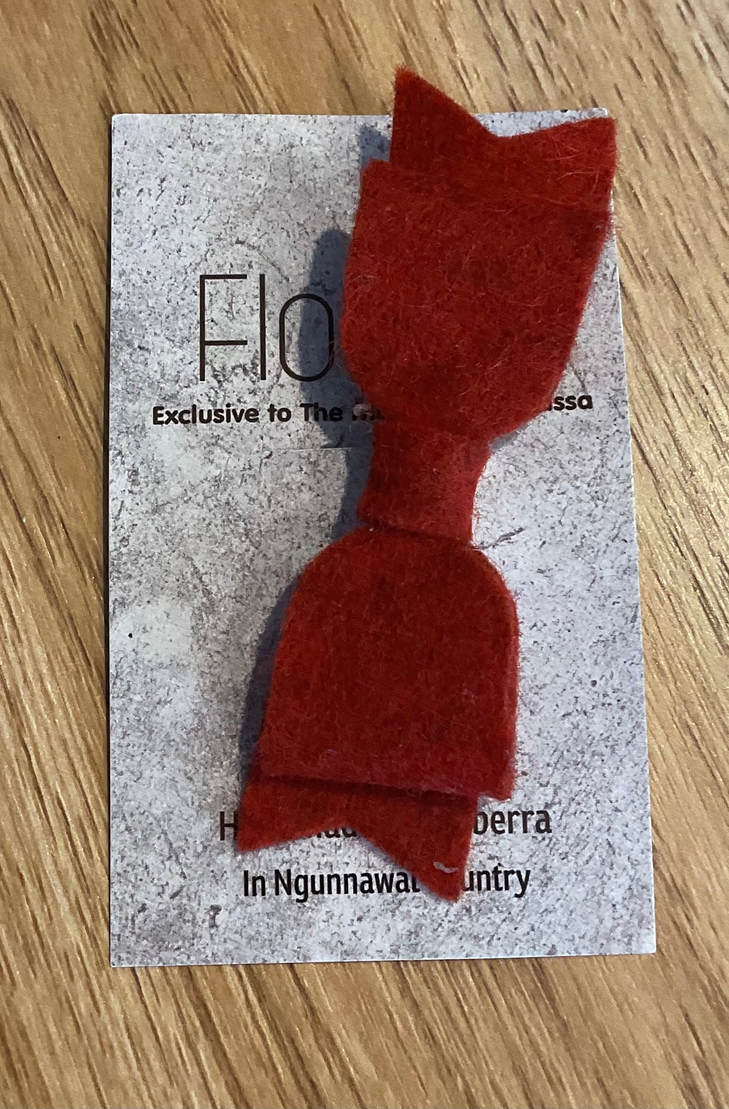 *Felt Hair Bow Single Clip