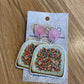 *Earrings Fairy Bread Dangles