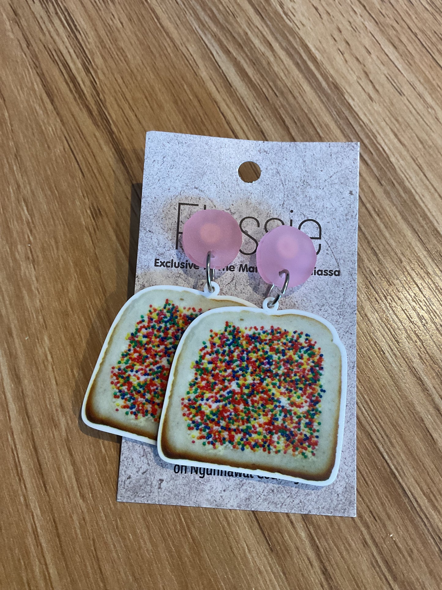 *Earrings Fairy Bread Dangles