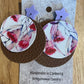 *Earrings Pink Gumnut Dangles