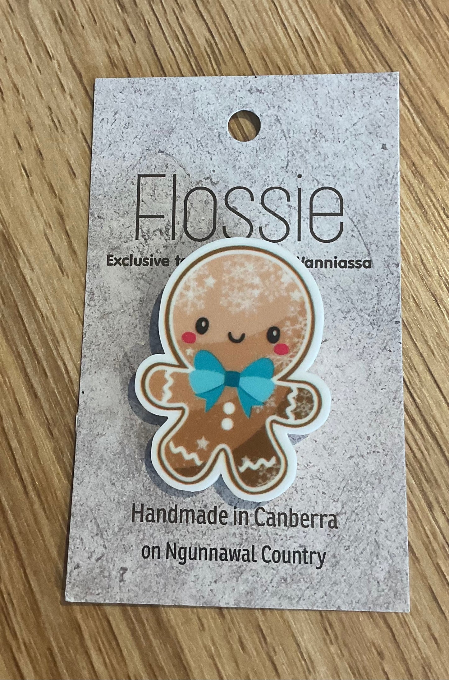 *Brooch Gingerbread Man
