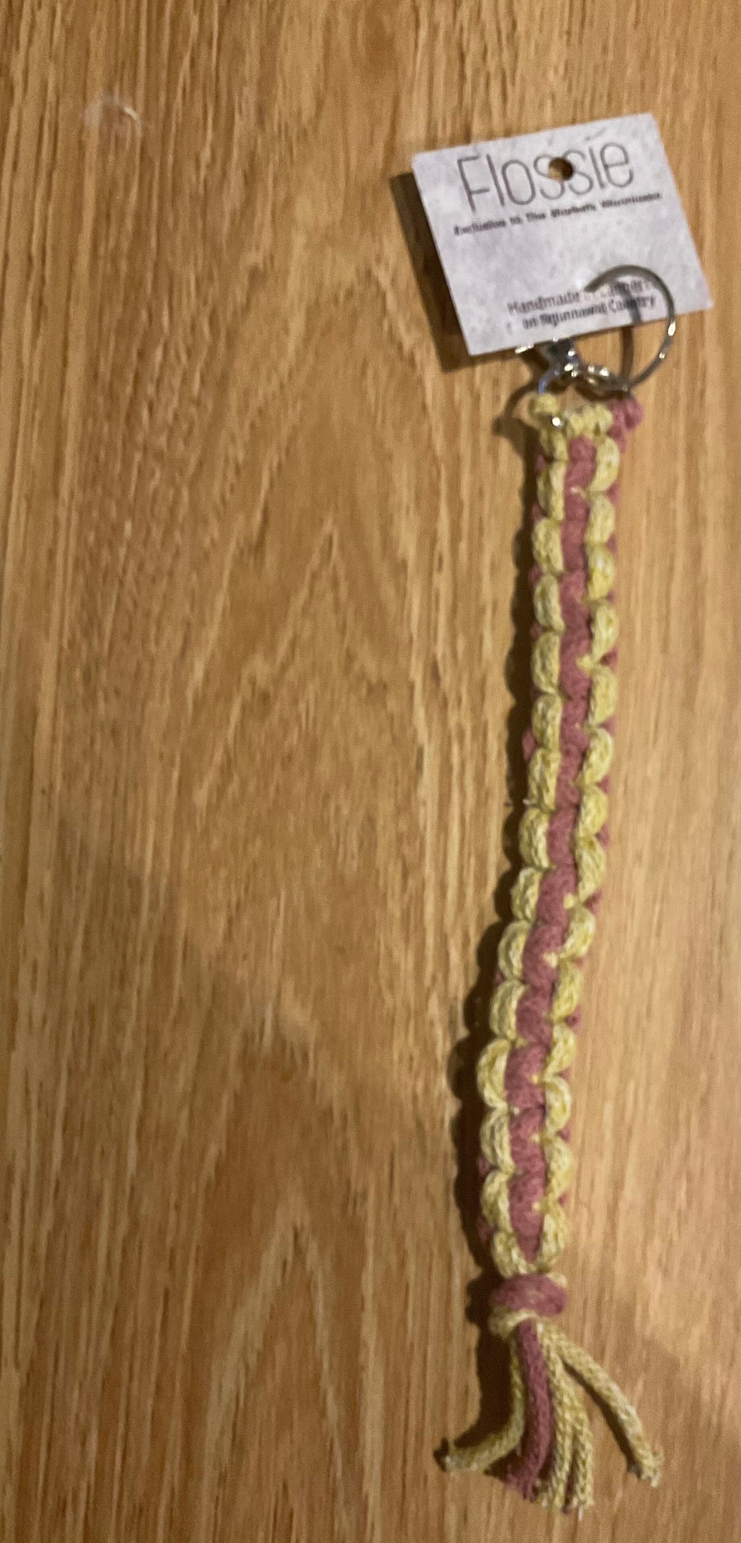 *Macrame Keychain Two Tone