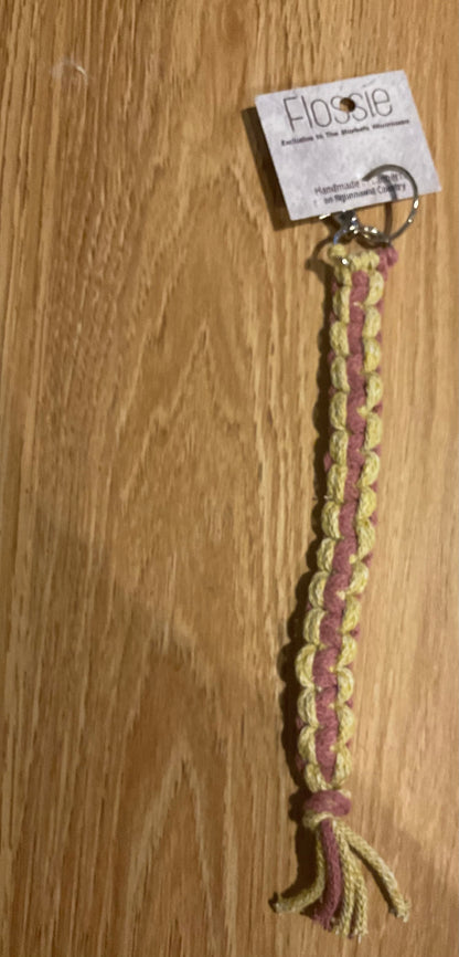 *Macrame Keychain Two Tone