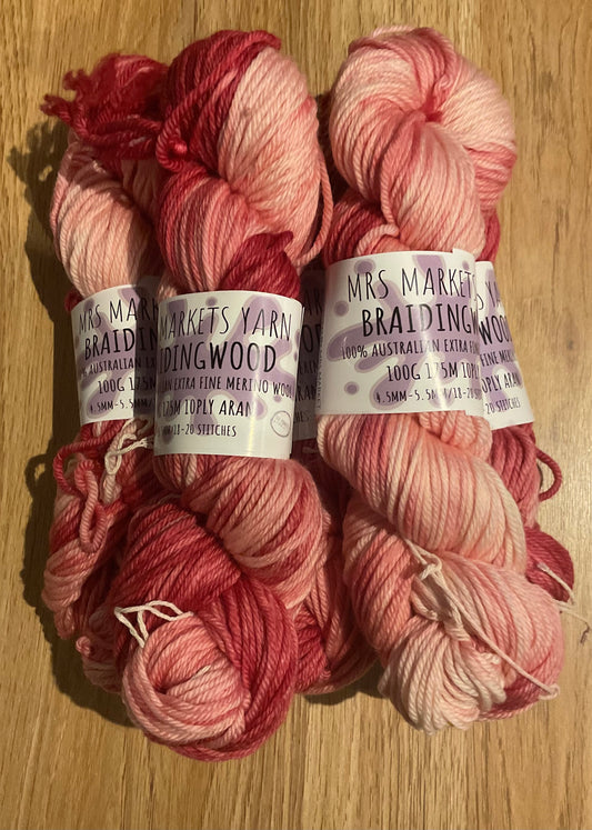*Braidingwood Yarn 10ply Berrylicious