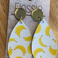 *Earrings Banana Dangles