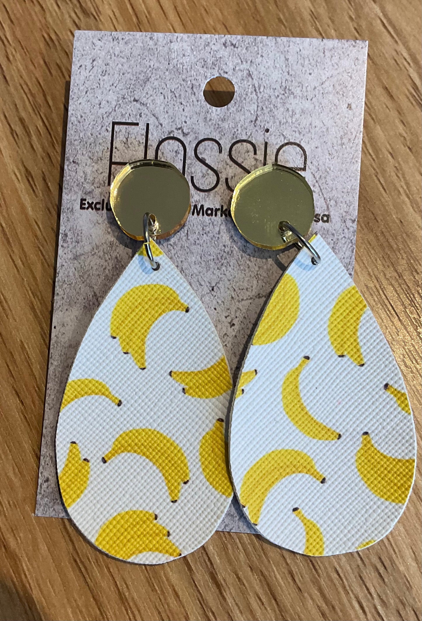 *Earrings Banana Dangles