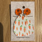*Earrings Vinyl Carrot Dangles