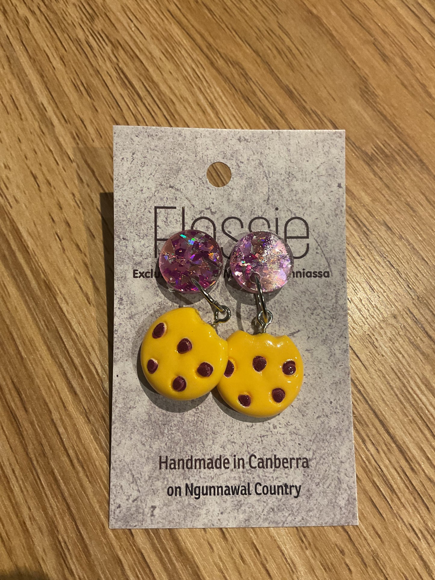 *Earrings Cookie Dangles