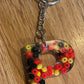 *Keychain Resin Letter P