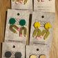 *Earrings Acrylic Hand Painted Pencils Dangles