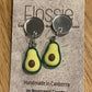 *Earrings Avocado Dangles