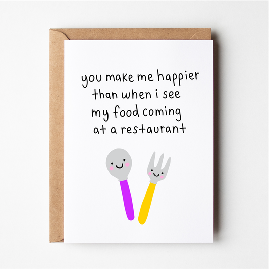 Food Coming Card