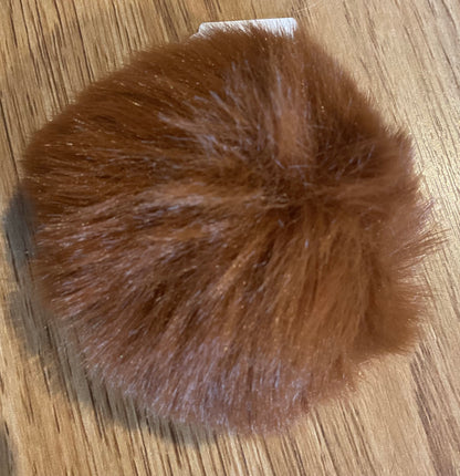 *Pom Pom Faux Fur Natural Colours 10cm
