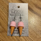 *Earrings Scoop Ice Cream Dangles