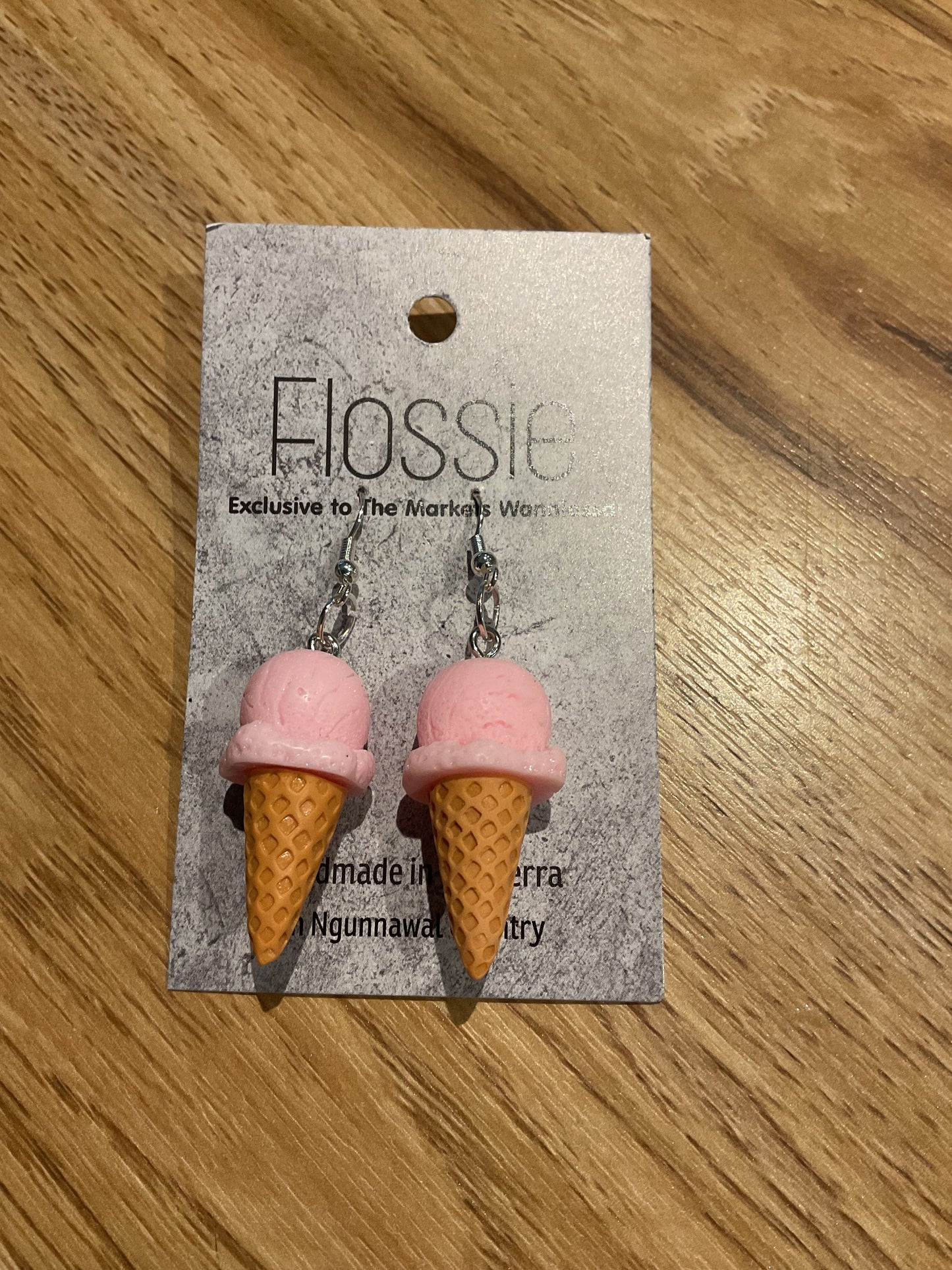 *Earrings Scoop Ice Cream Dangles