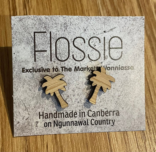 *Earrings Palm Tree Studs