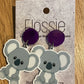 *Earrings Koala Dangles