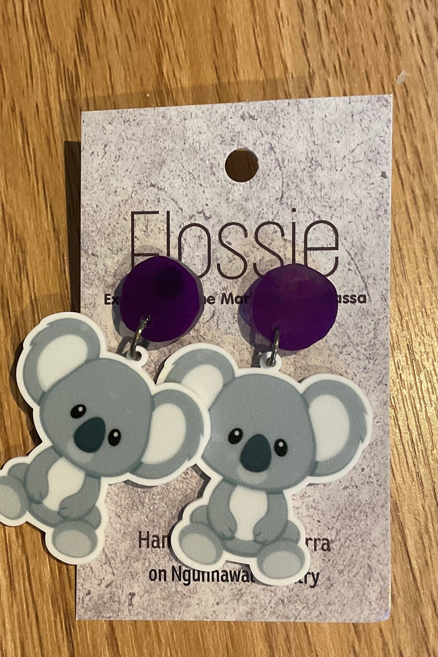 *Earrings Koala Dangles
