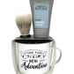 Men's Republic Mug with Shaving Cream and Beard Brush