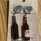 *Earring Beer Bottle Dangles