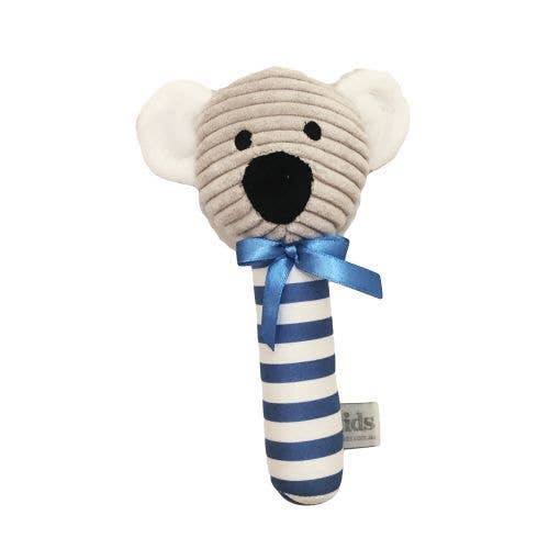 Koala Stick Rattle - Blue