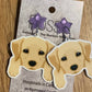 *Earrings Labrador Dangles