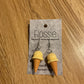 *Earrings Scoop Ice Cream Dangles