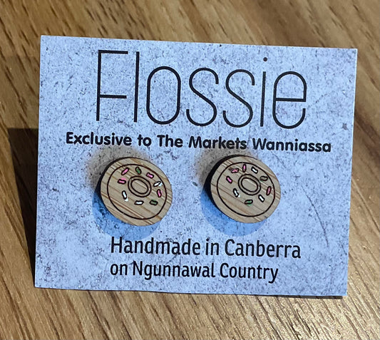 *Earrings Doughnut Studs