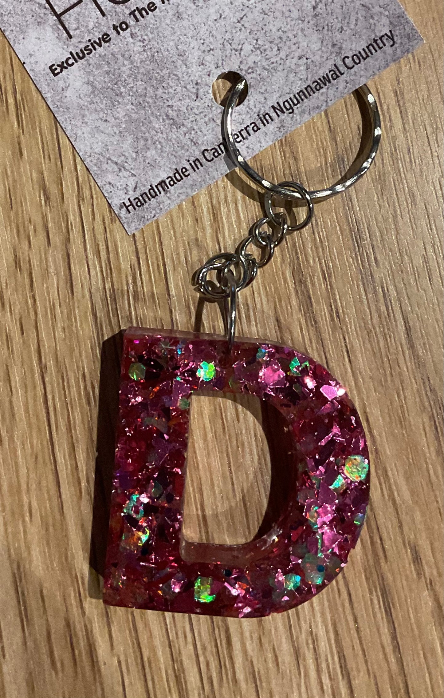 *Keychain Alphabet Letter D