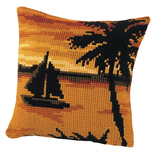 Cross Stitch Cushion Kit - Boat