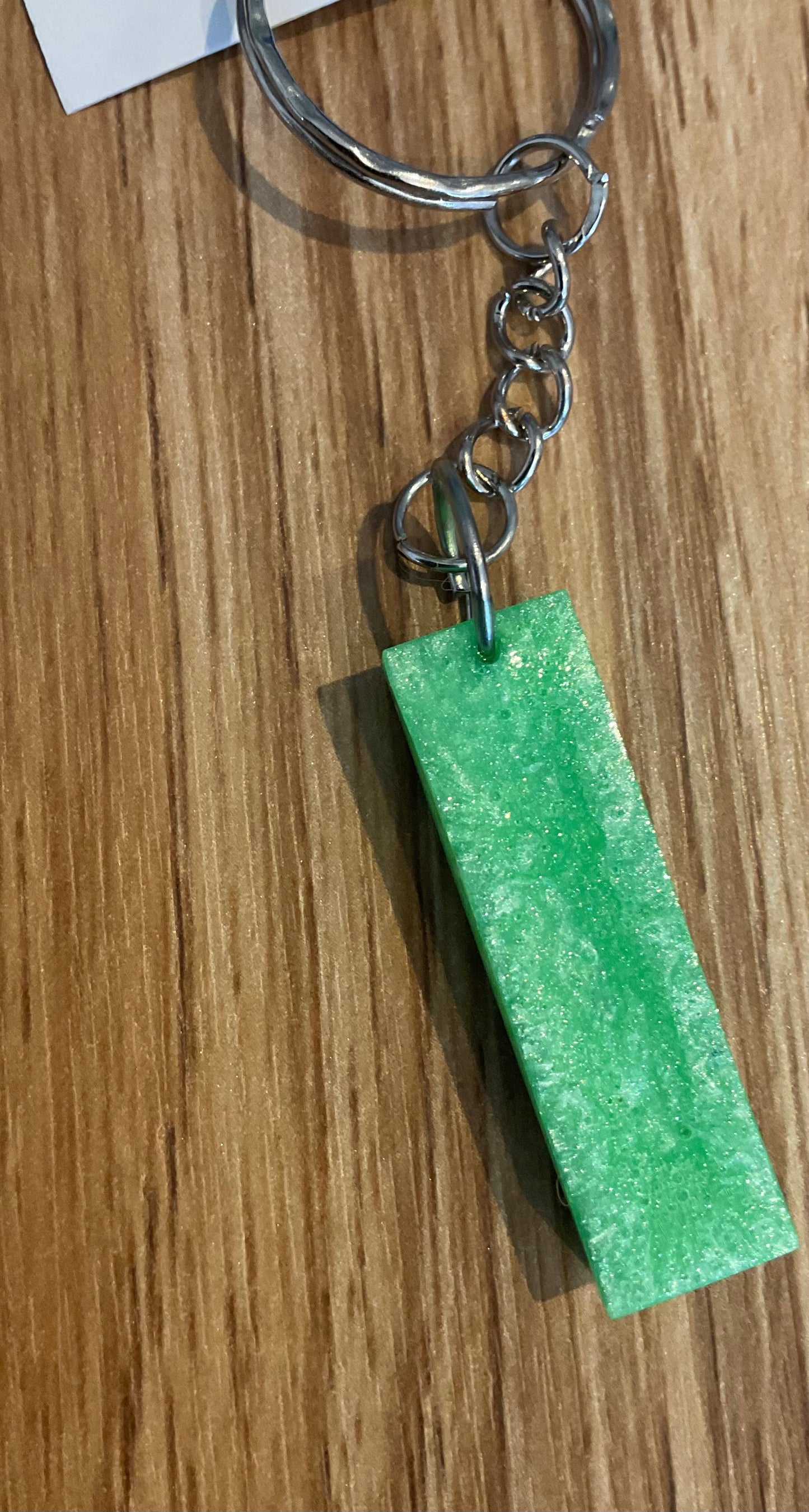 *Keychain Resin Letter I