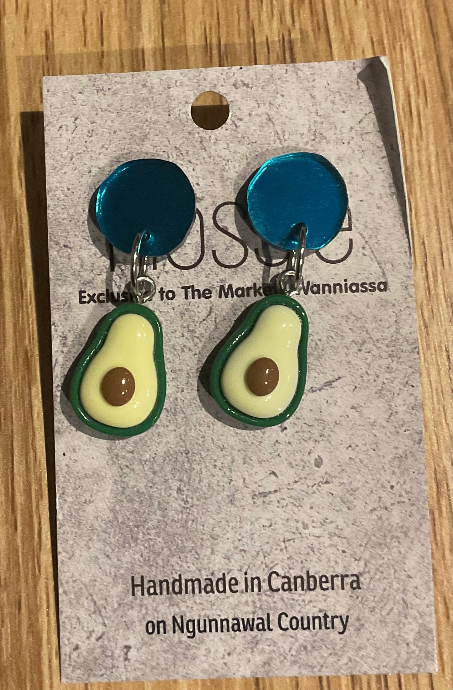 *Earrings Avocado Dangles