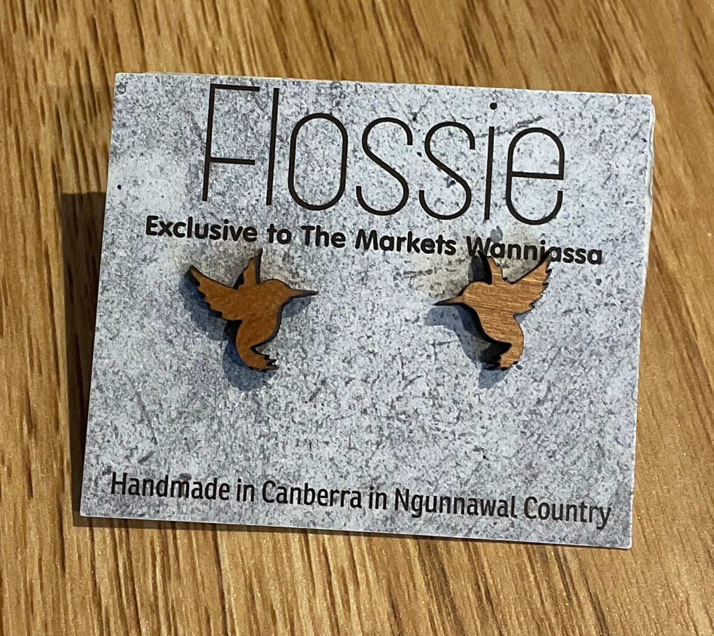 *Earrings Hummingbird Studs