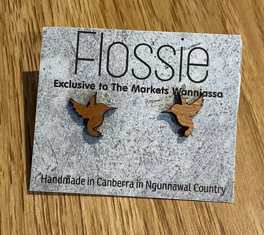 *Earrings Hummingbird Studs